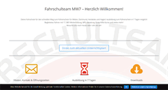 Desktop Screenshot of fahrschulteam-mw7.de